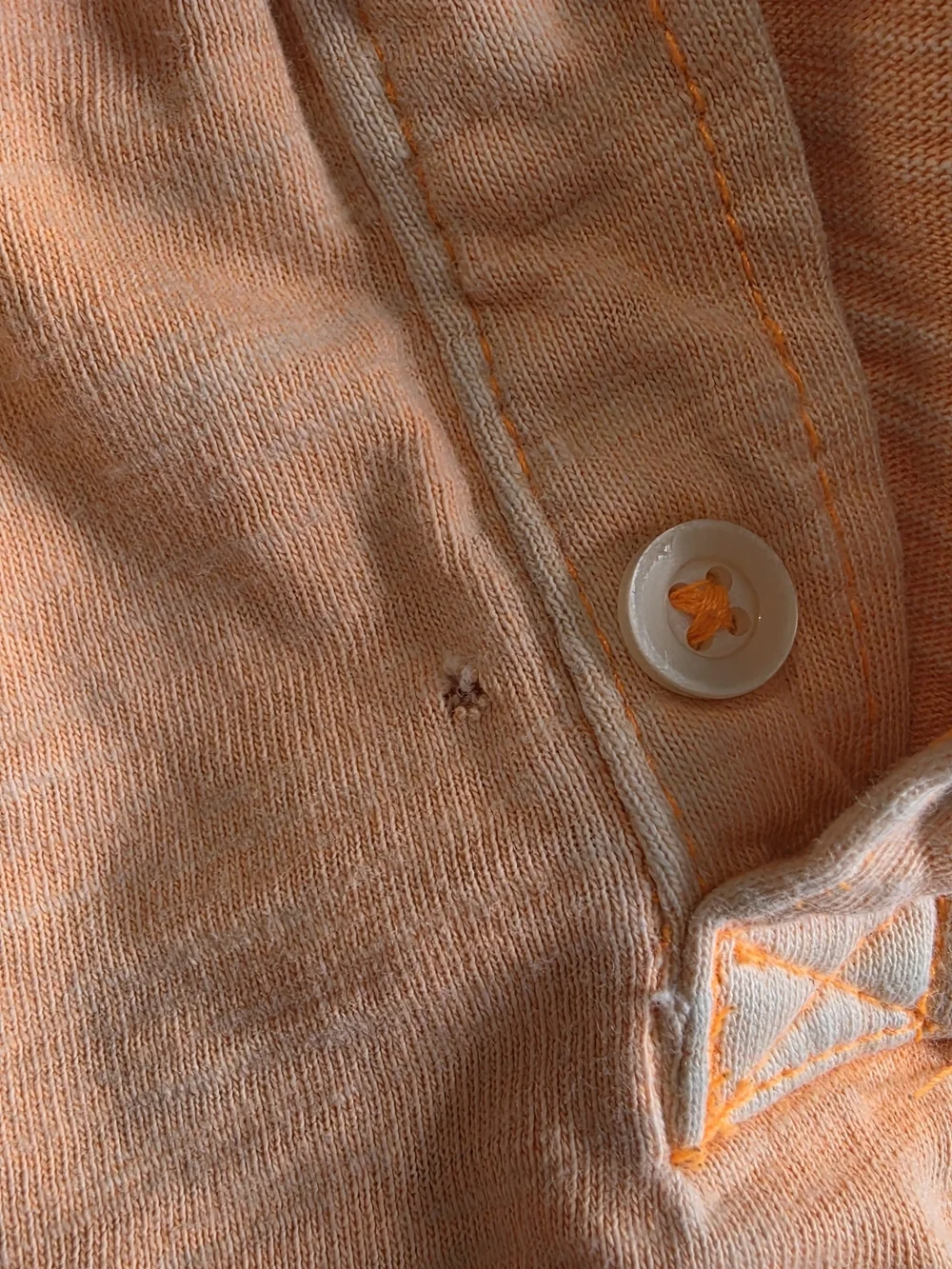 Carter's Kids Short Sleeve Polo Shirt Shark Pocket - Peach 4t